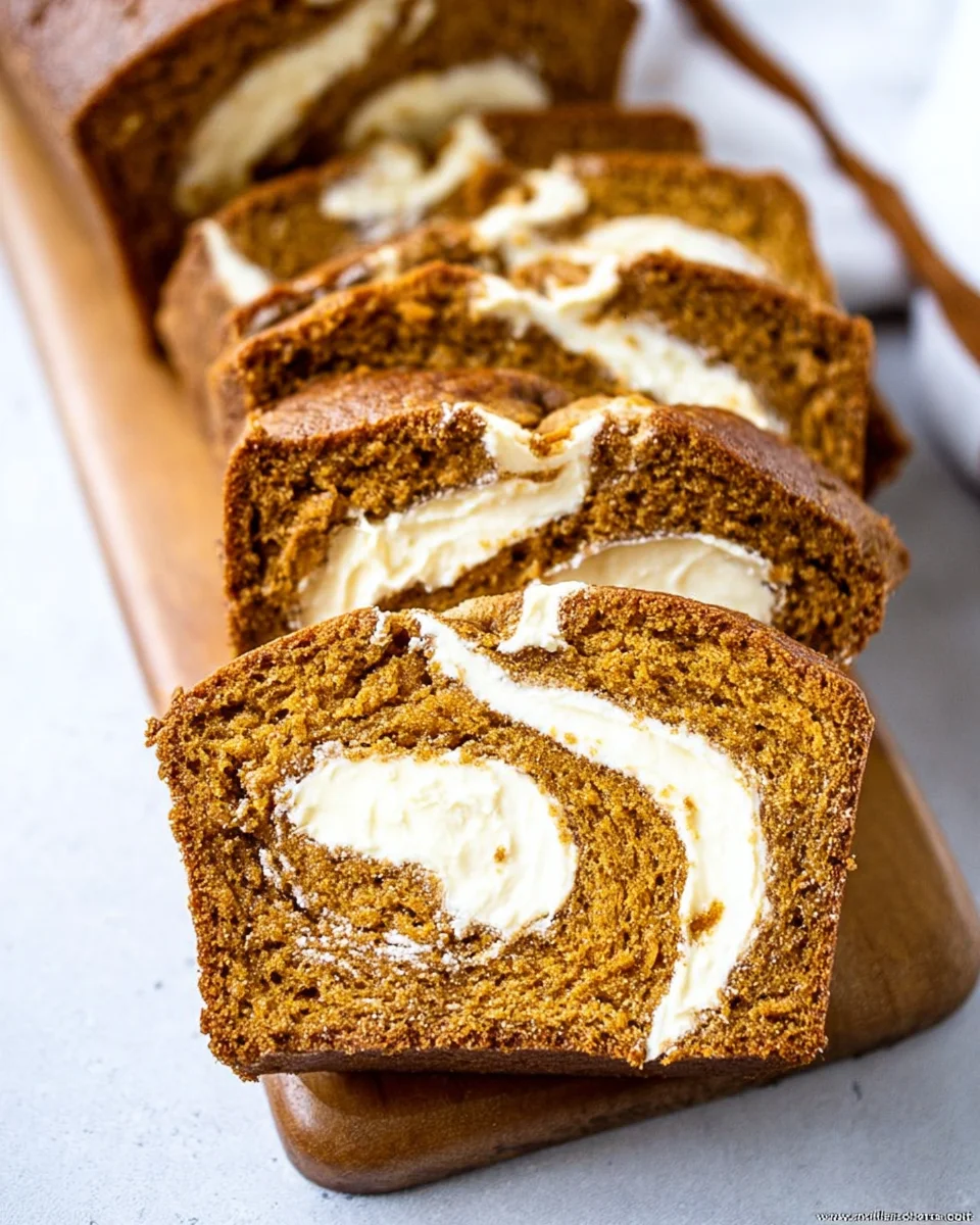 Pumpkin Cream Cheese Bread 18 Pumpkin