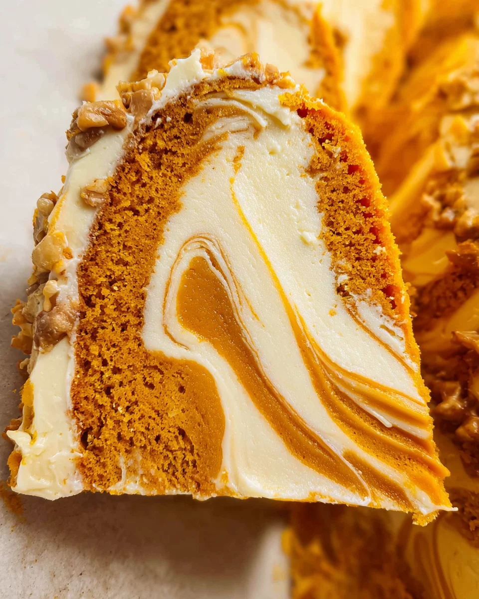 Pumpkin Cream Cheese Swirl Cake 27 Pumpkin