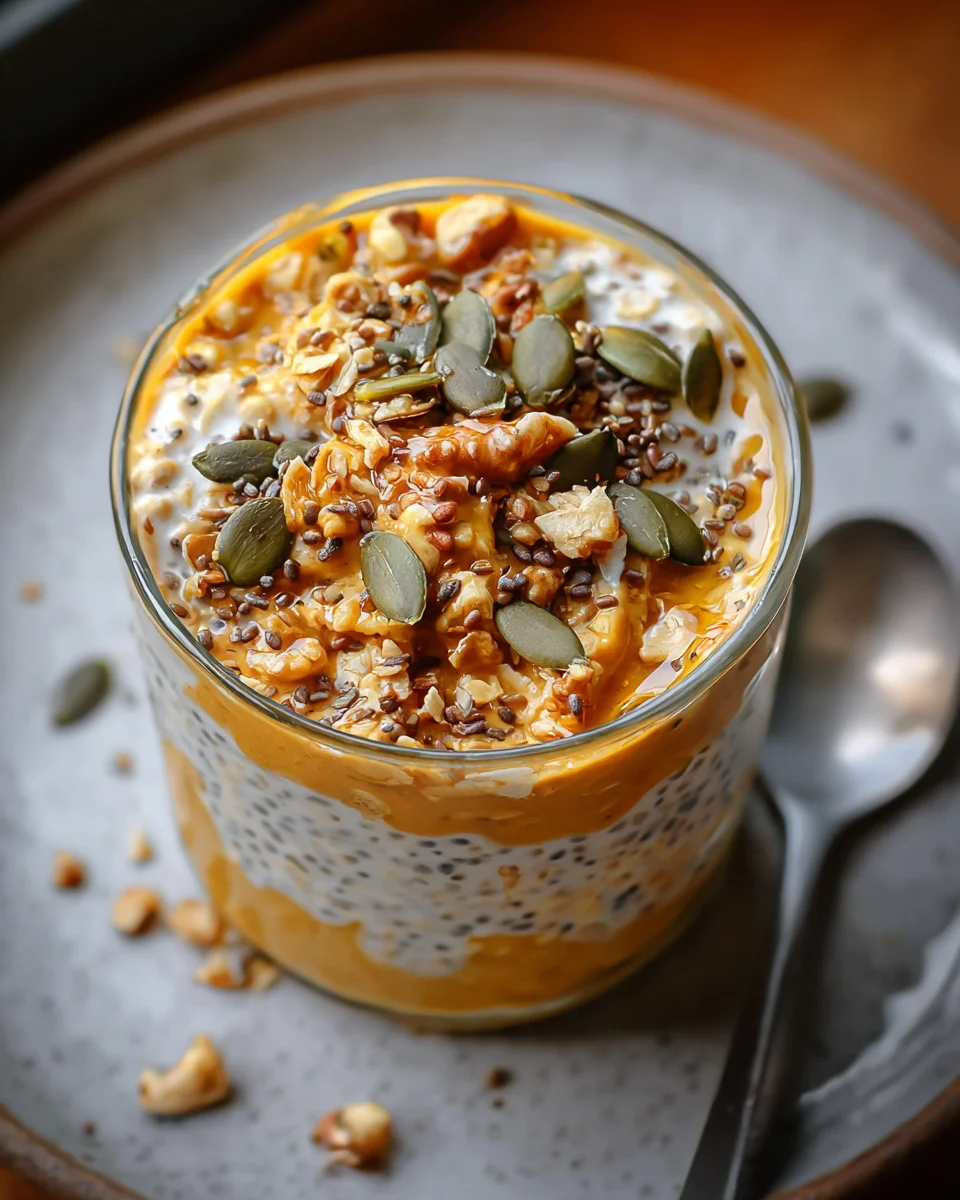 Pumpkin Pie Overnight Oats with Chia 23 Pumpkin