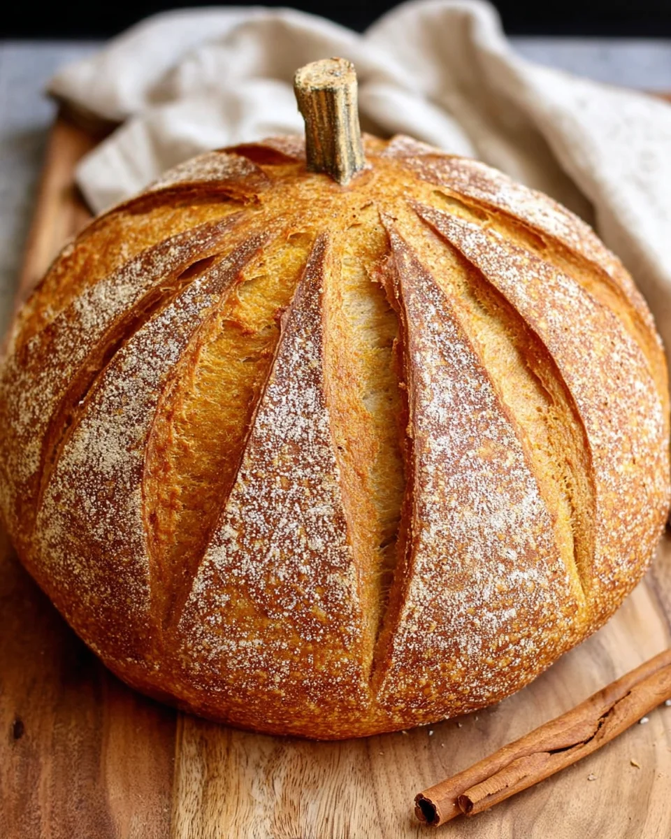 Pumpkin Sourdough Bread