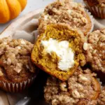Pumpkin Spice Muffins with Cream Cheese Filling 33 Pumpkin Spice Muffins with Cream Cheese Filling