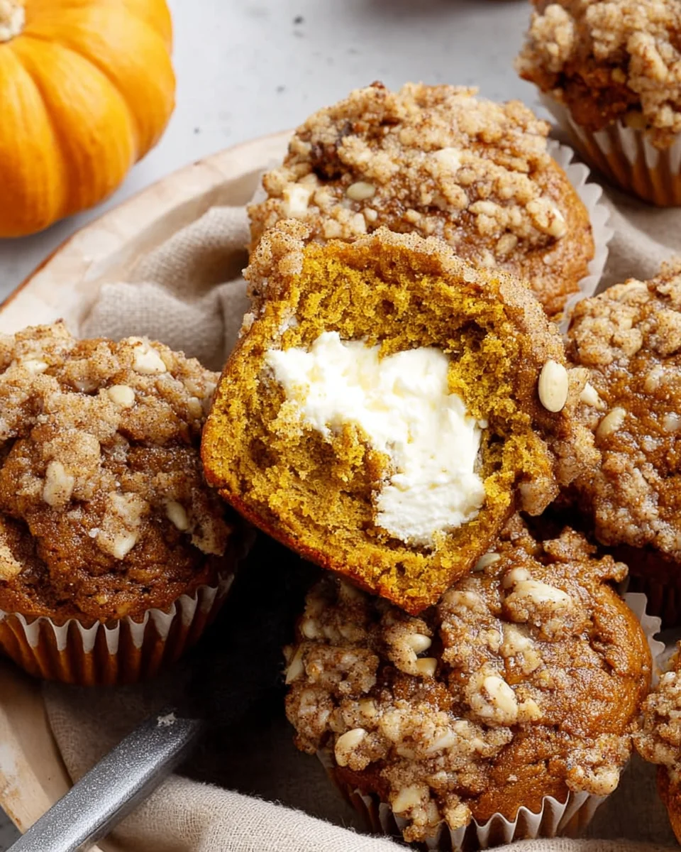 Pumpkin Spice Muffins with Cream Cheese Filling 24 Pumpkin Spice Muffins with Cream Cheese Filling