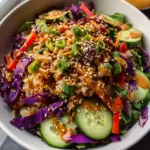 Quick Crispy Rice Salad with Peanut Sesame Dressing 30 Quick Crispy Rice Salad with Peanut Sesame Dressing