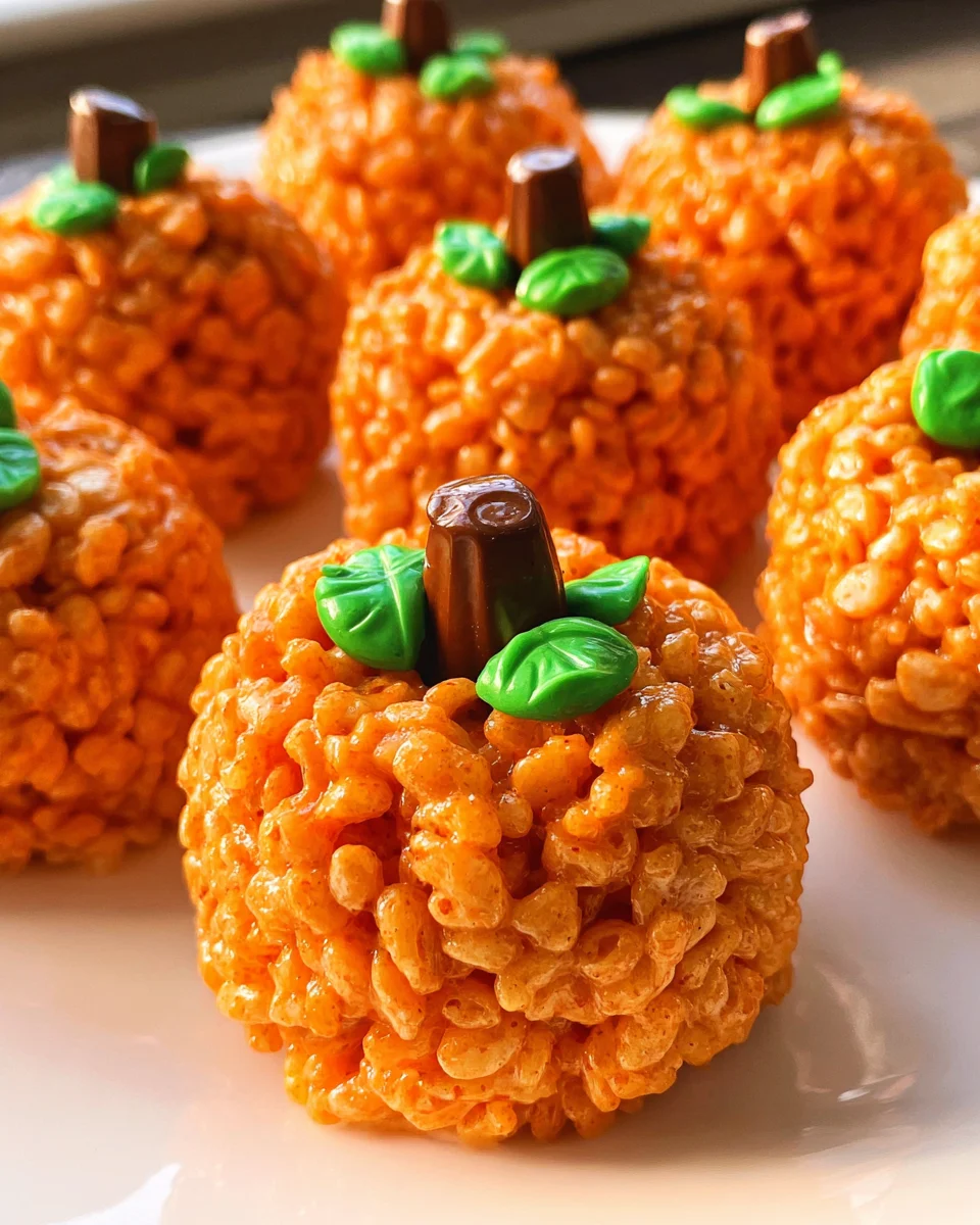 Rice Krispie Pumpkins 26 Rice Krispie Pumpkins