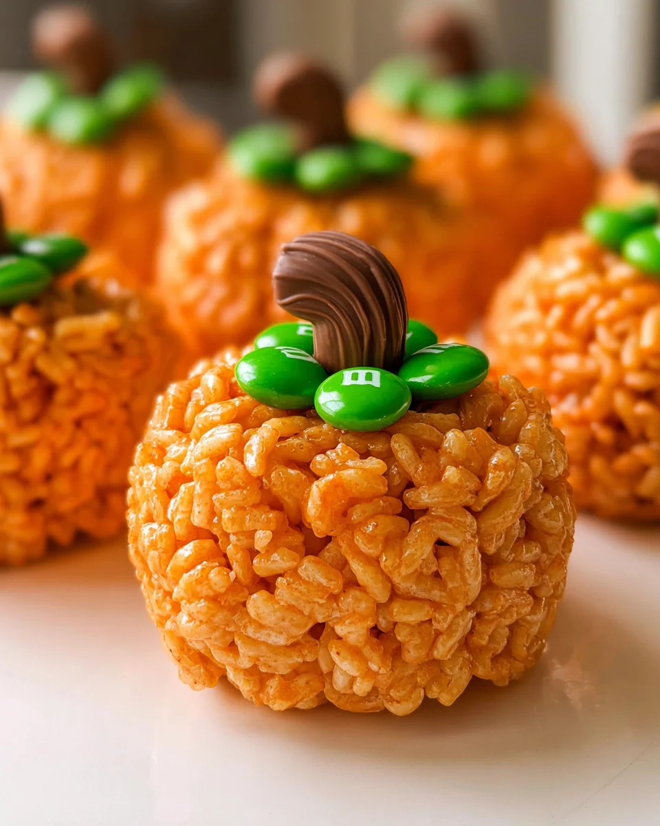 Rice Krispie Pumpkins 18 Rice