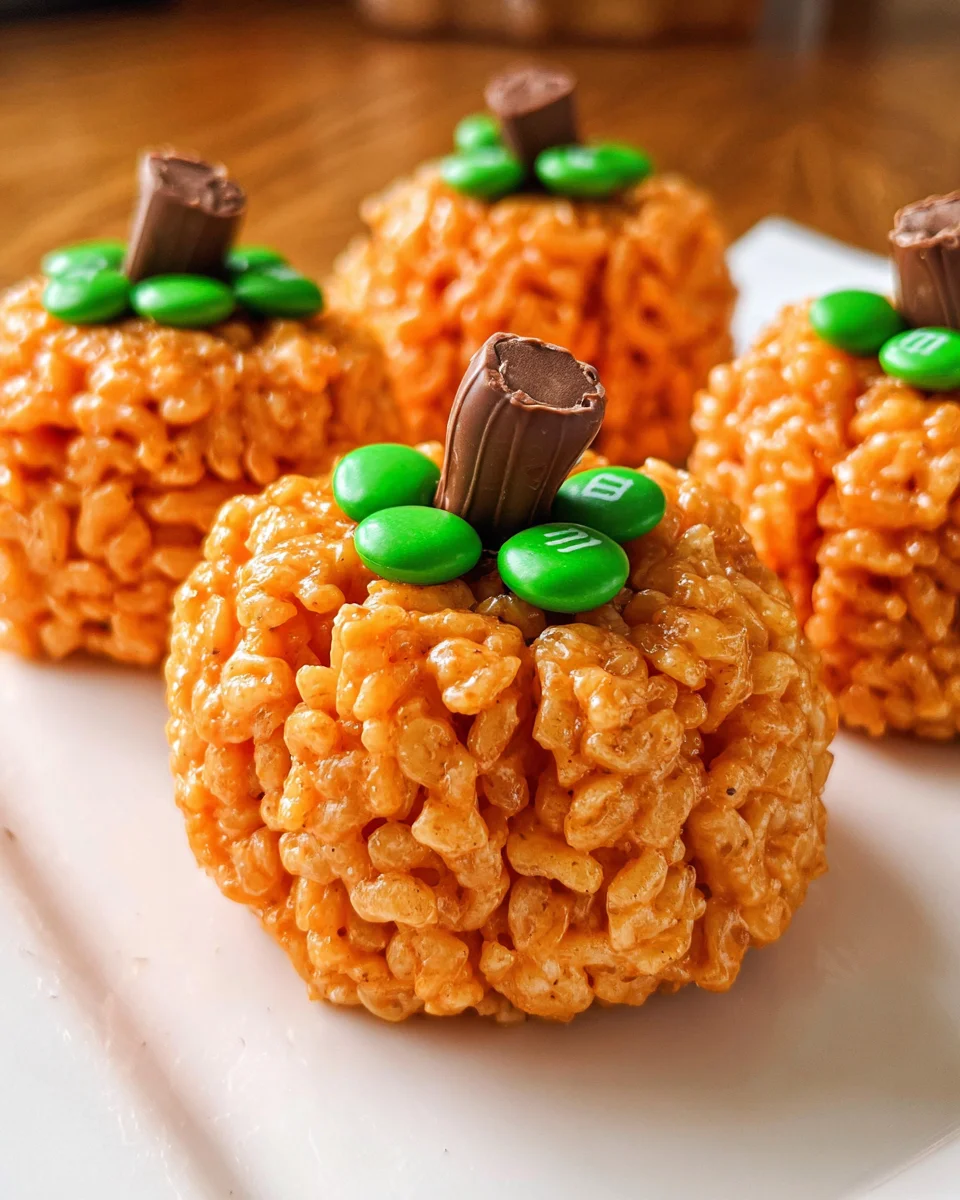 Rice Krispie Pumpkins 19 Rice