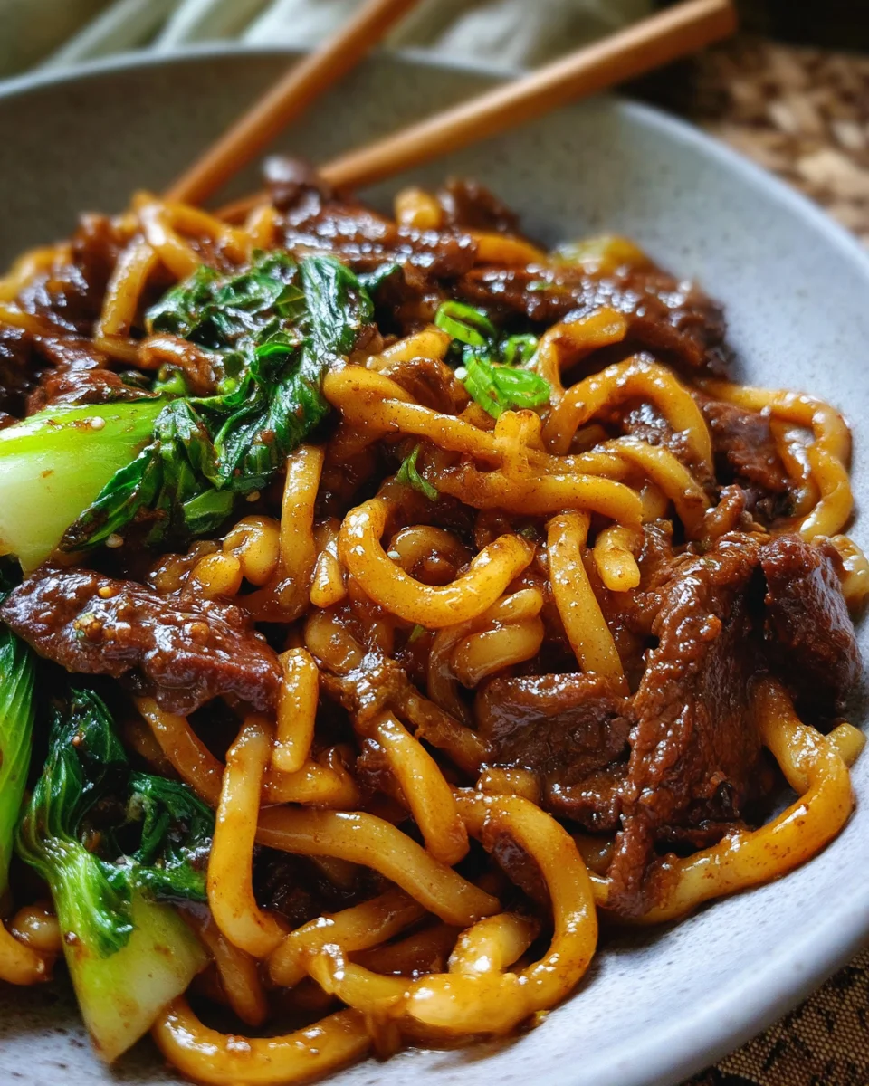 Simple Black Pepper Beef Udon 21 Simple