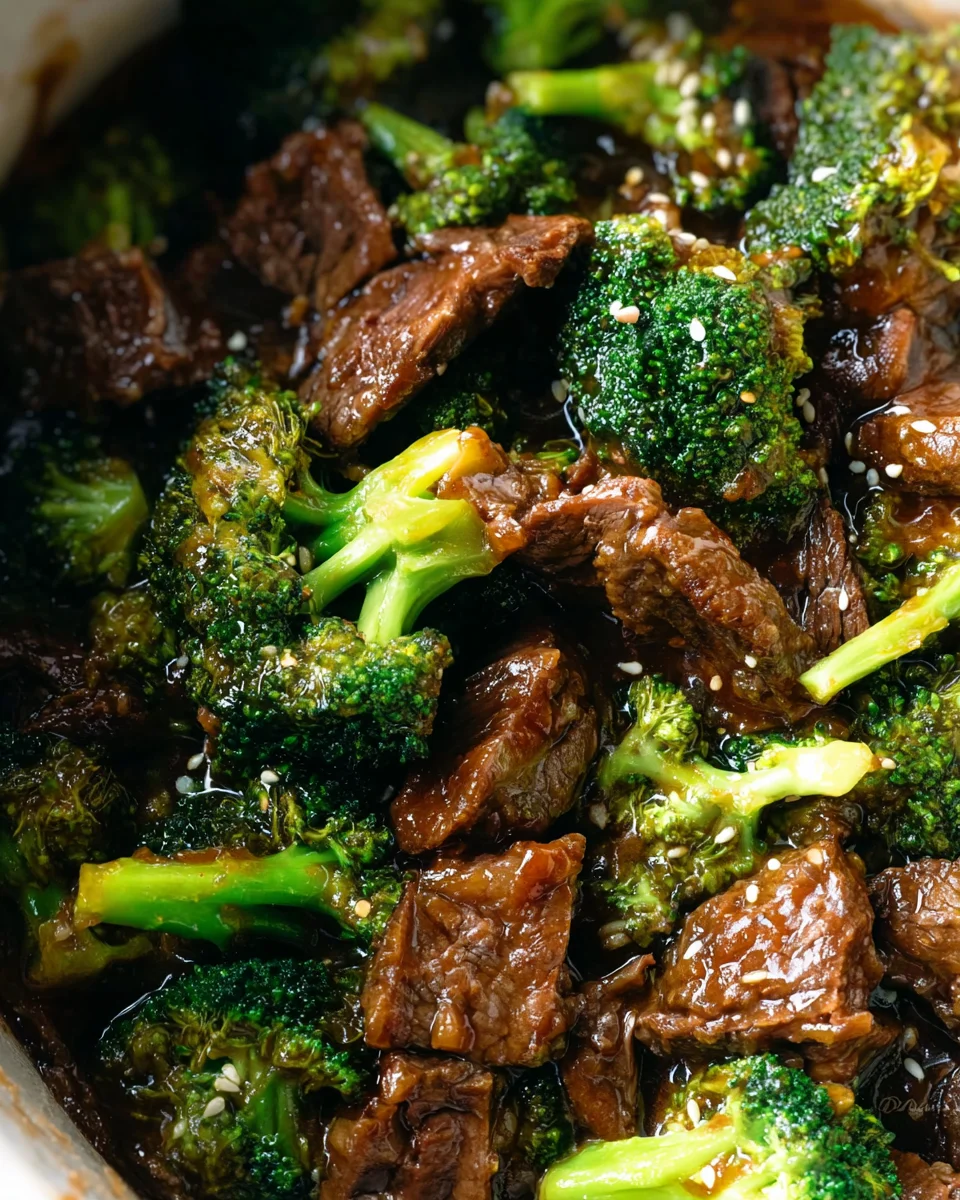 Slow Cooker Beef and Broccoli 19 Slow
