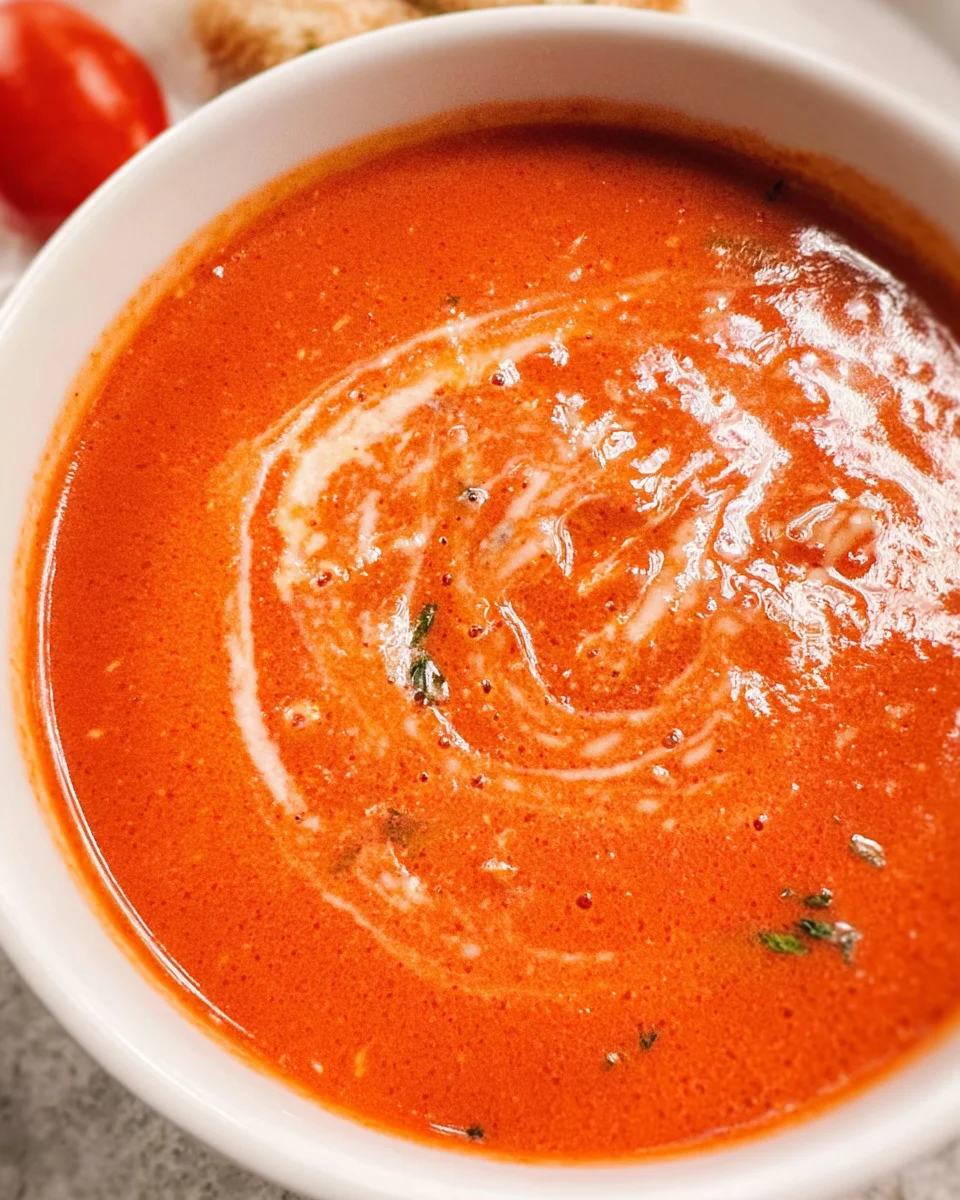 Slow Cooker Tomato Soup 21 Slow