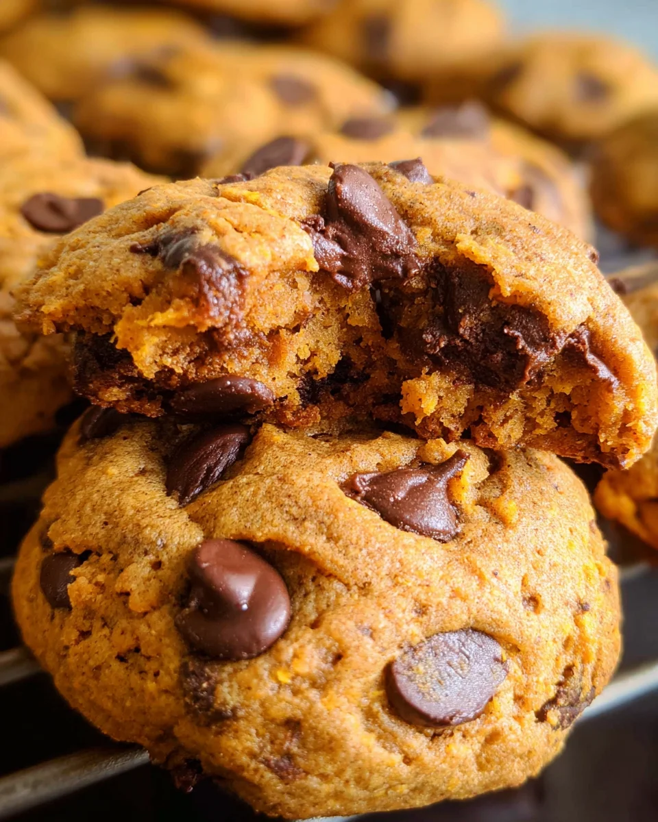 Soft Pumpkin Chocolate Chip Cookies 23 Soft Pumpkin Chocolate Chip Cookies