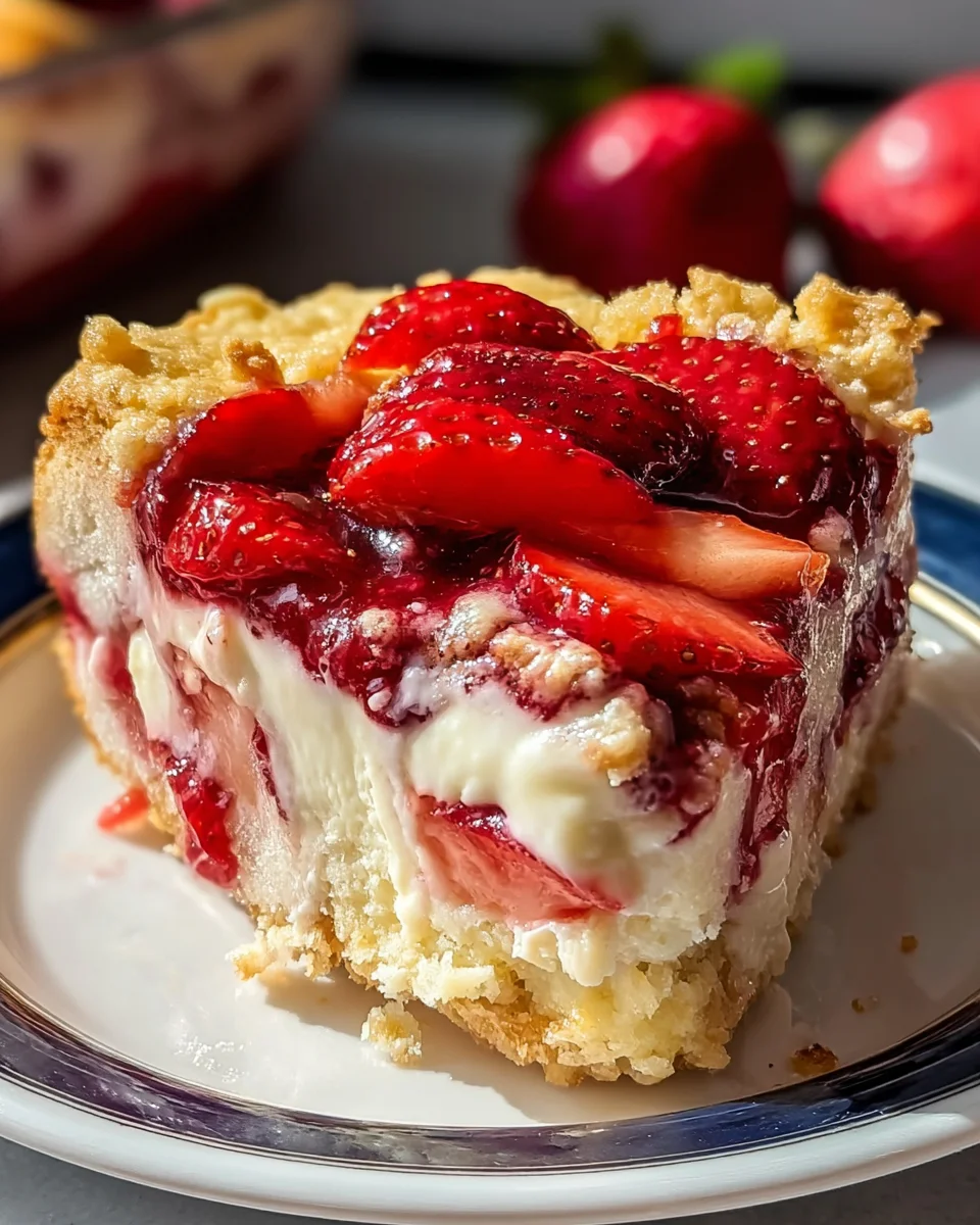 Strawberry Cheesecake Dump Cake 17 Strawberry