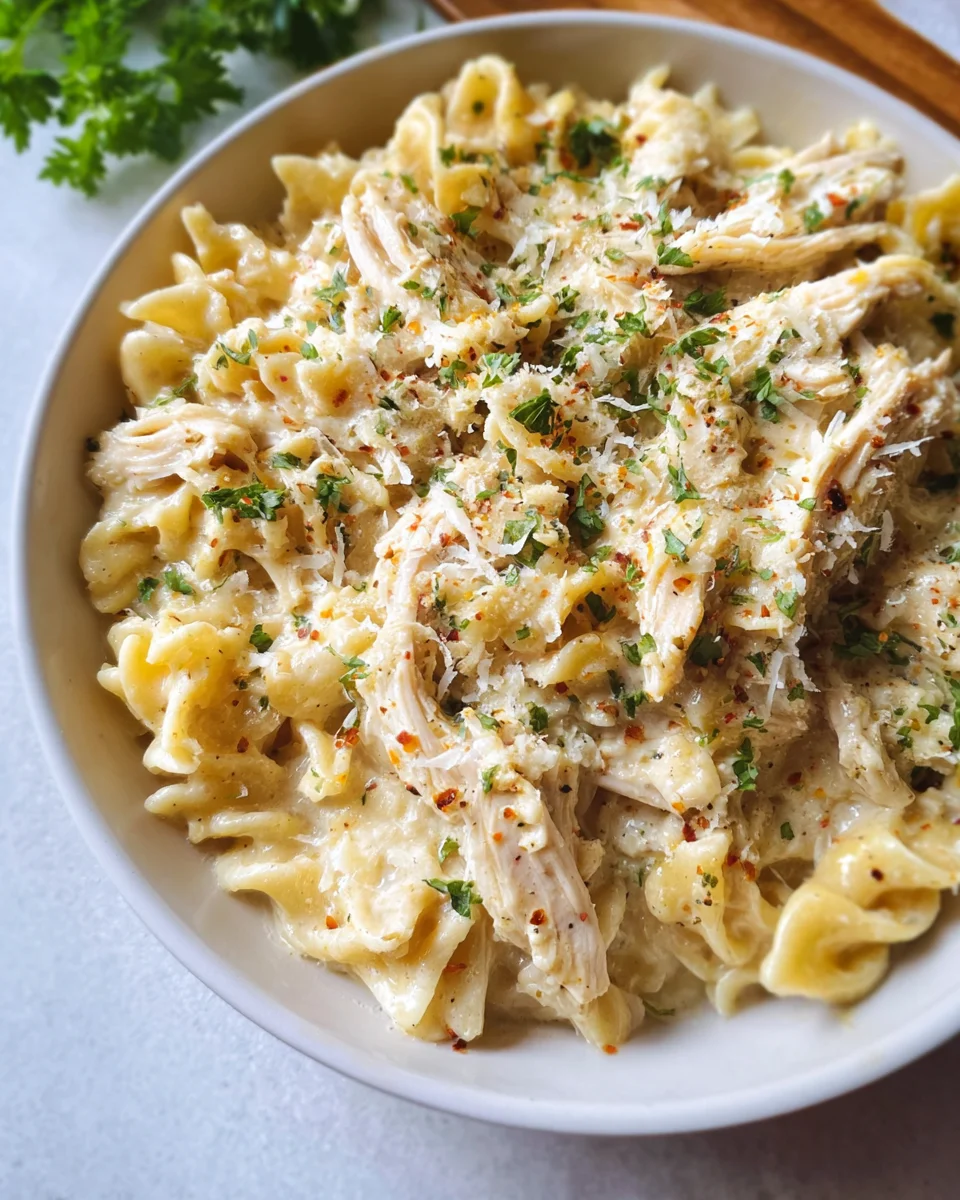The Best Crockpot Garlic Parmesan Chicken Pasta Recipe 23 The