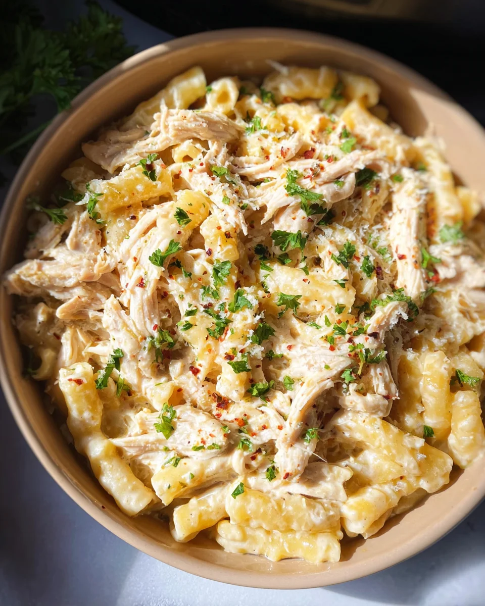 The Best Crockpot Garlic Parmesan Chicken Pasta Recipe 24 The