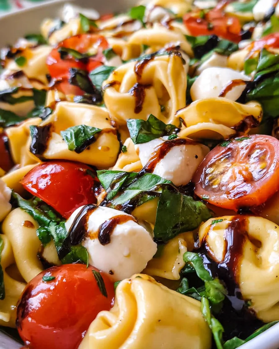 Tortellini Caprese Salad