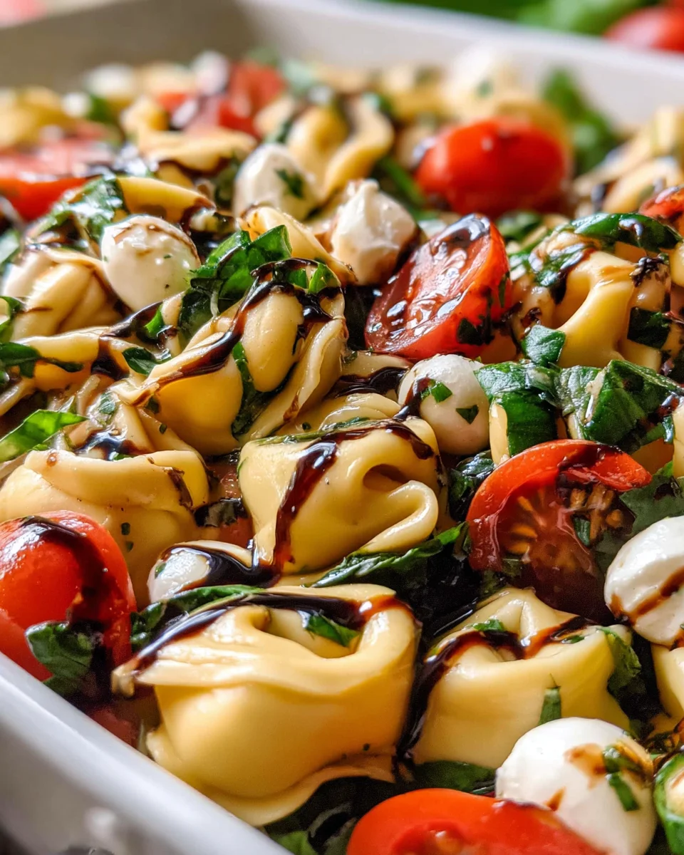 Tortellini Caprese Salad 18 Tortellini