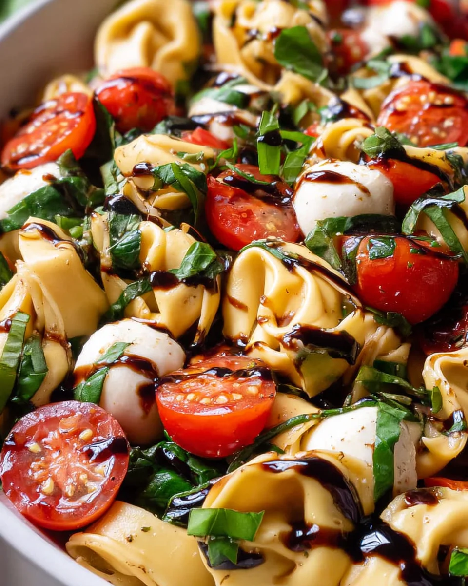 Tortellini Caprese Salad 19 Tortellini