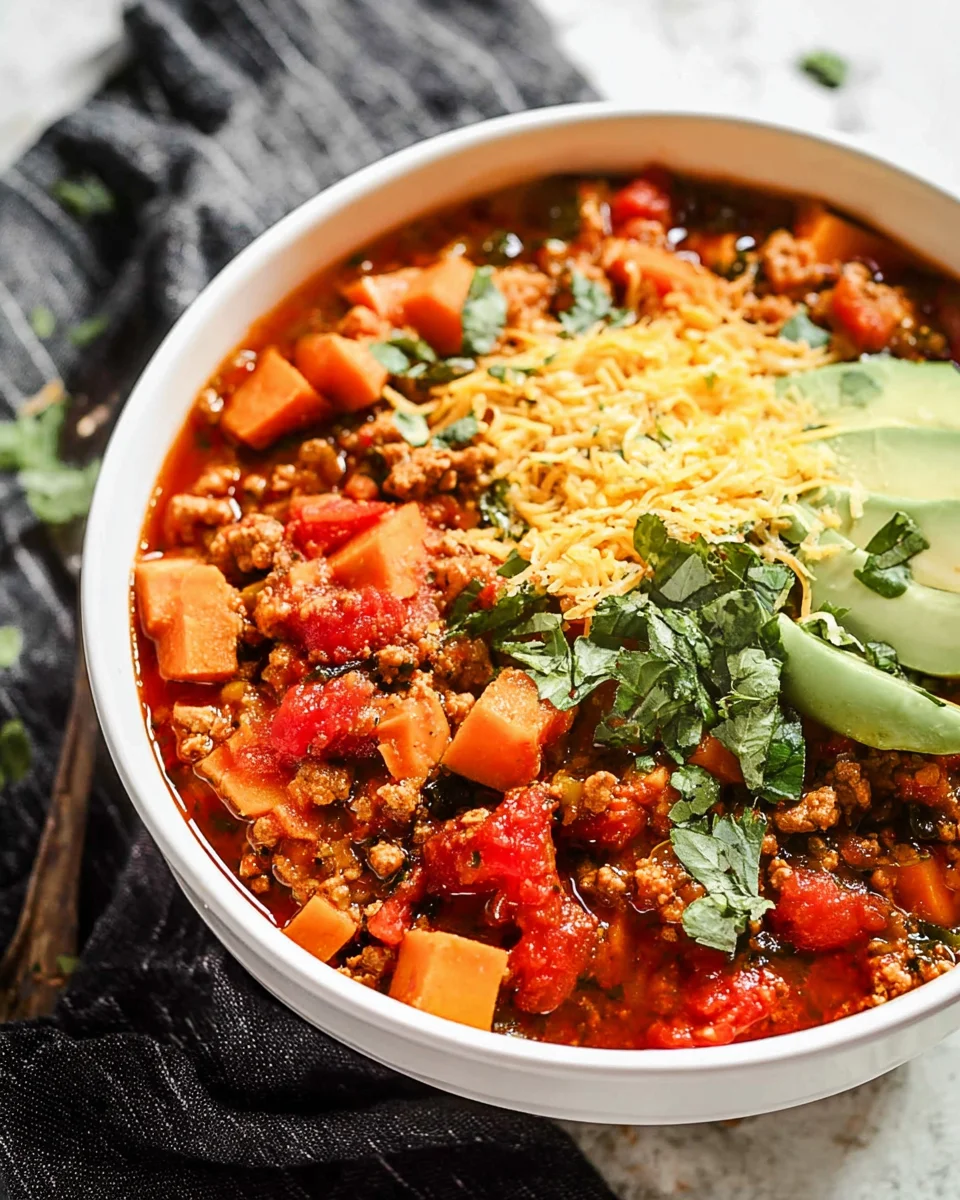 Turkey Sweet Potato Chili