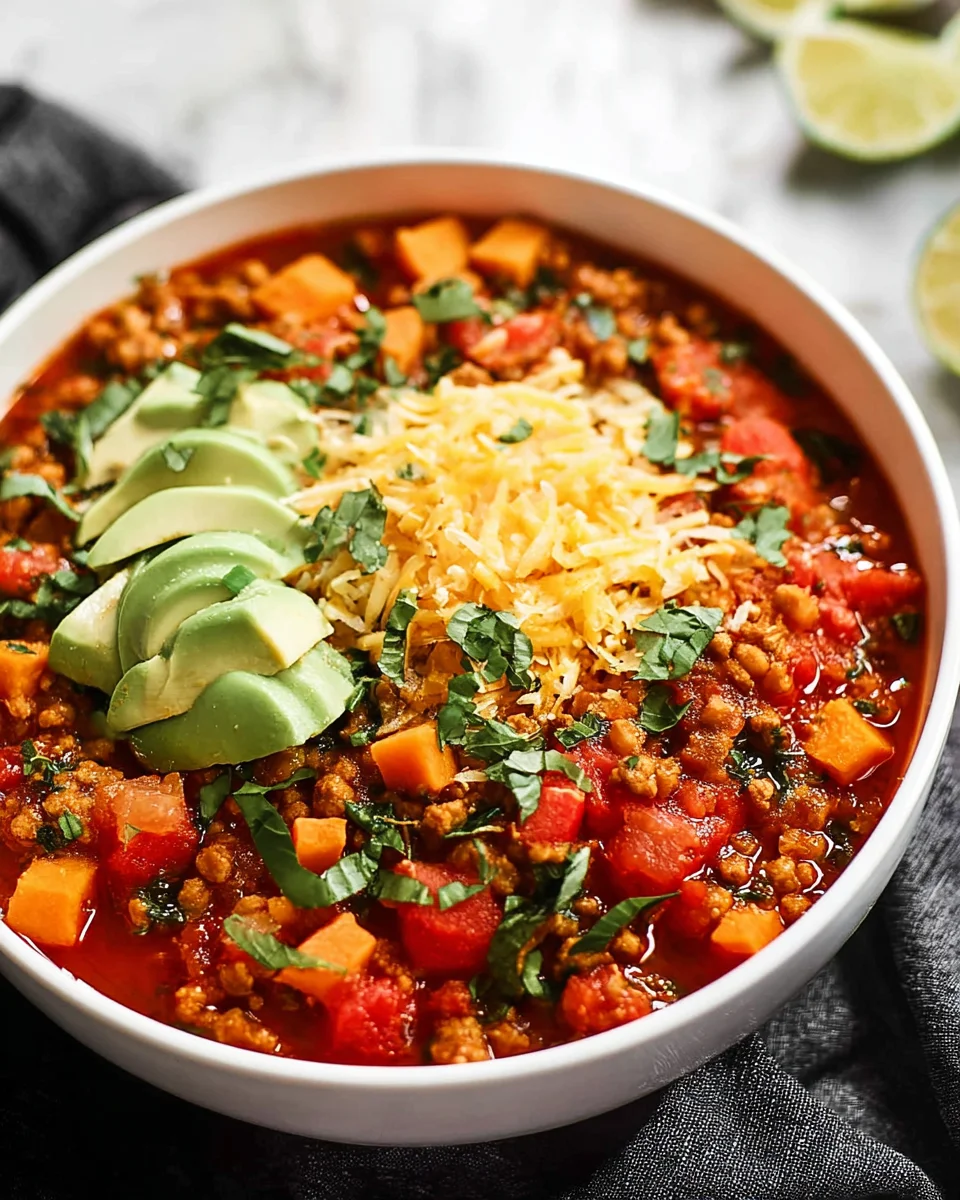 Turkey Sweet Potato Chili 27 Turkey