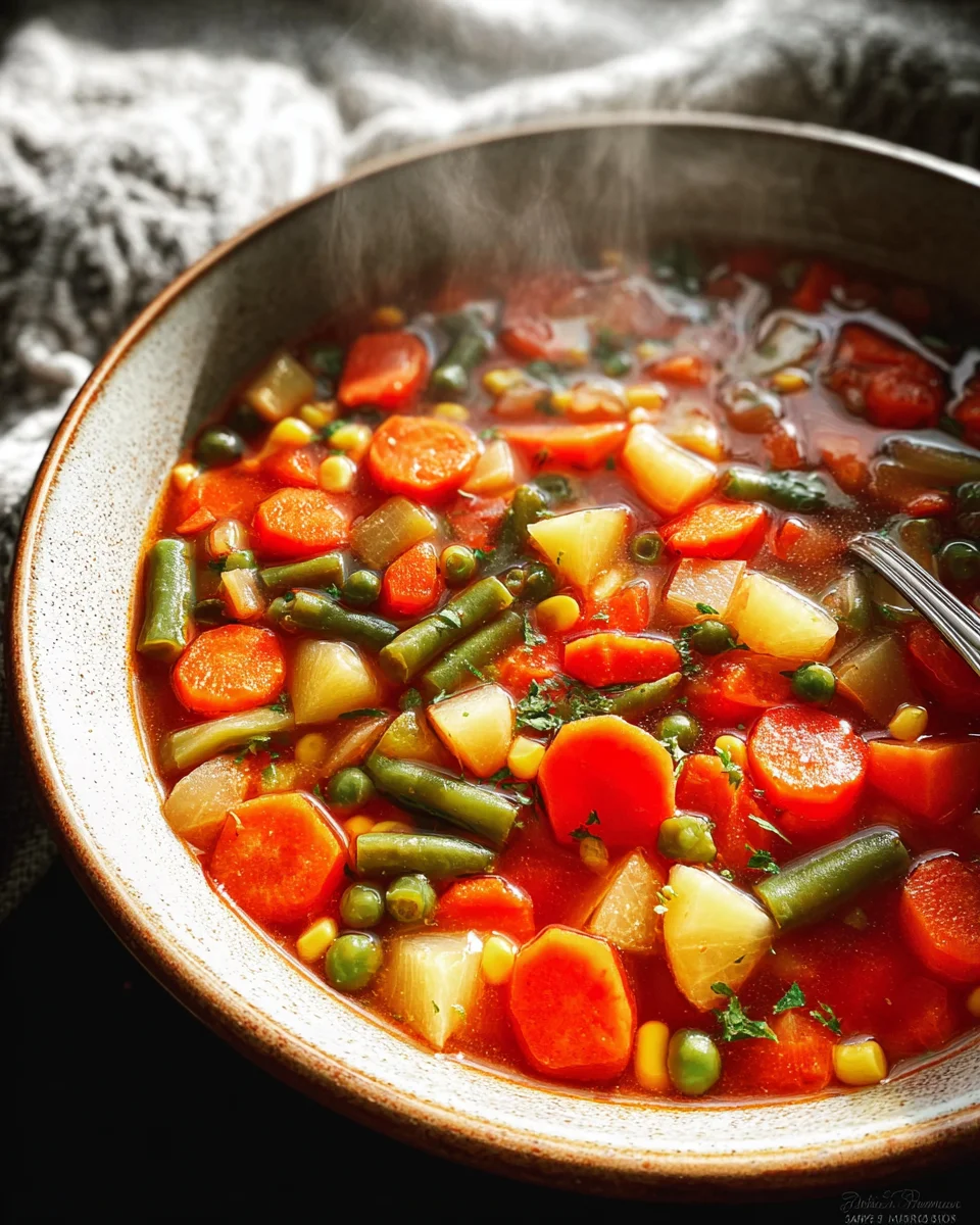 Vegetable Soup 23 Vegetable