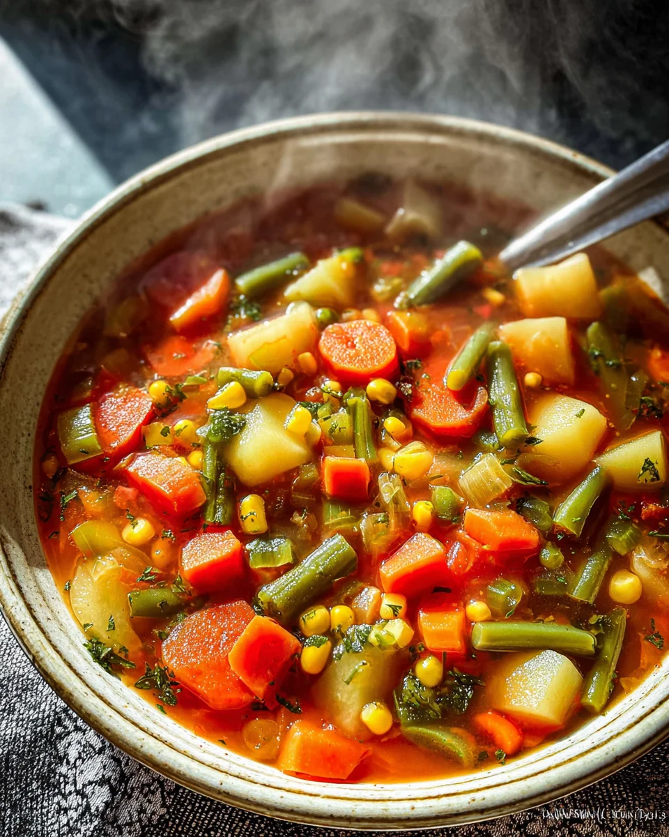 Vegetable Soup 24 Vegetable