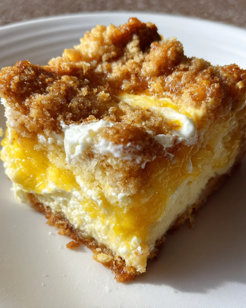4-Ingredient Lemon Cream Cheese Dump Cake