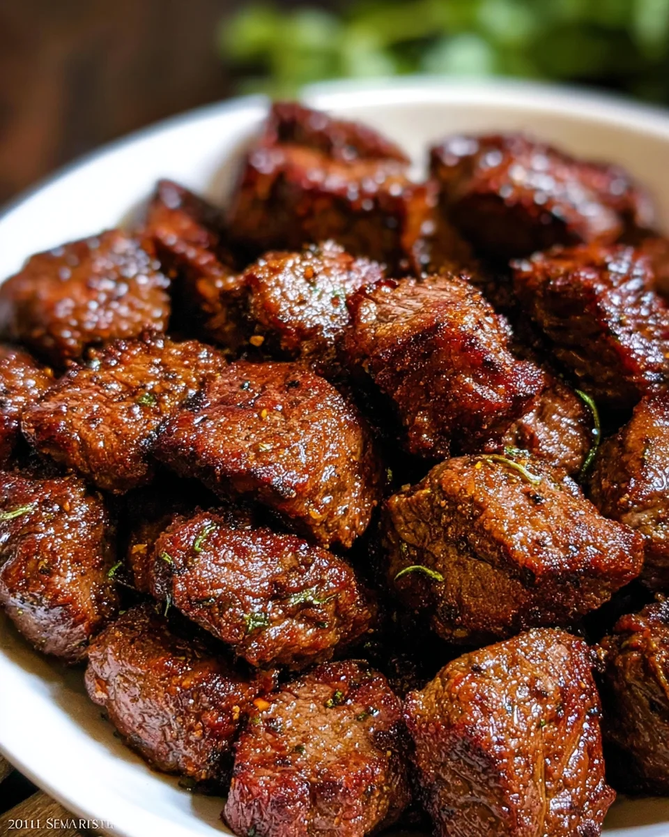 Air Fryer Juicy Steak Bites 17 Air