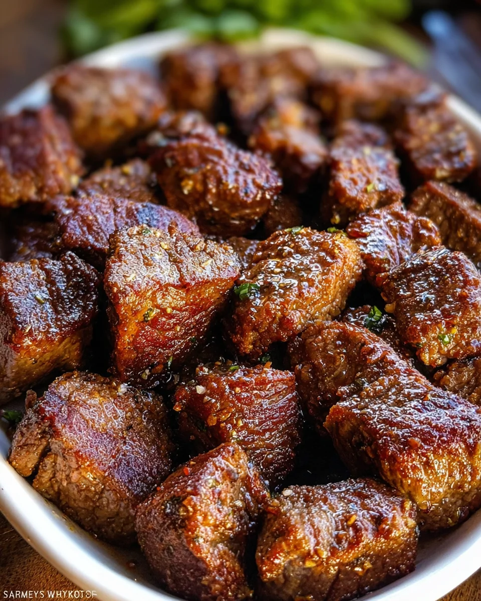 Air Fryer Juicy Steak Bites 18 Air