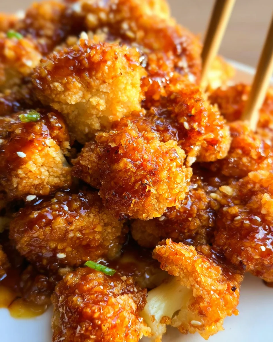 Baked Orange Cauliflower 24 Baked