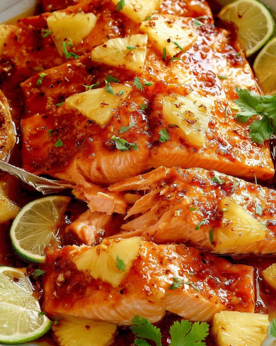 Baked Pineapple Salmon 21 Baked