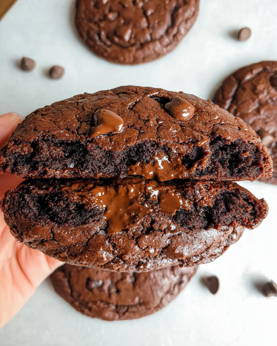 Bakery Style Double Chocolate Chip Cookies 28 Bakery
