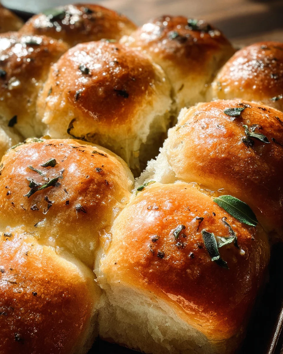 Brown Butter Sage Dinner Rolls 20 Brown