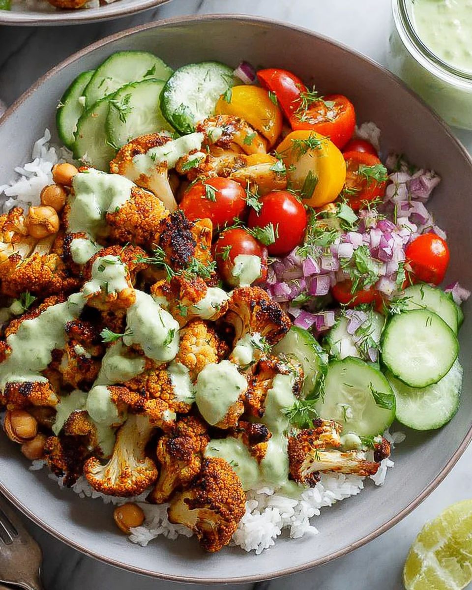 Cauliflower Shawarma Bowls 18 Cauliflower