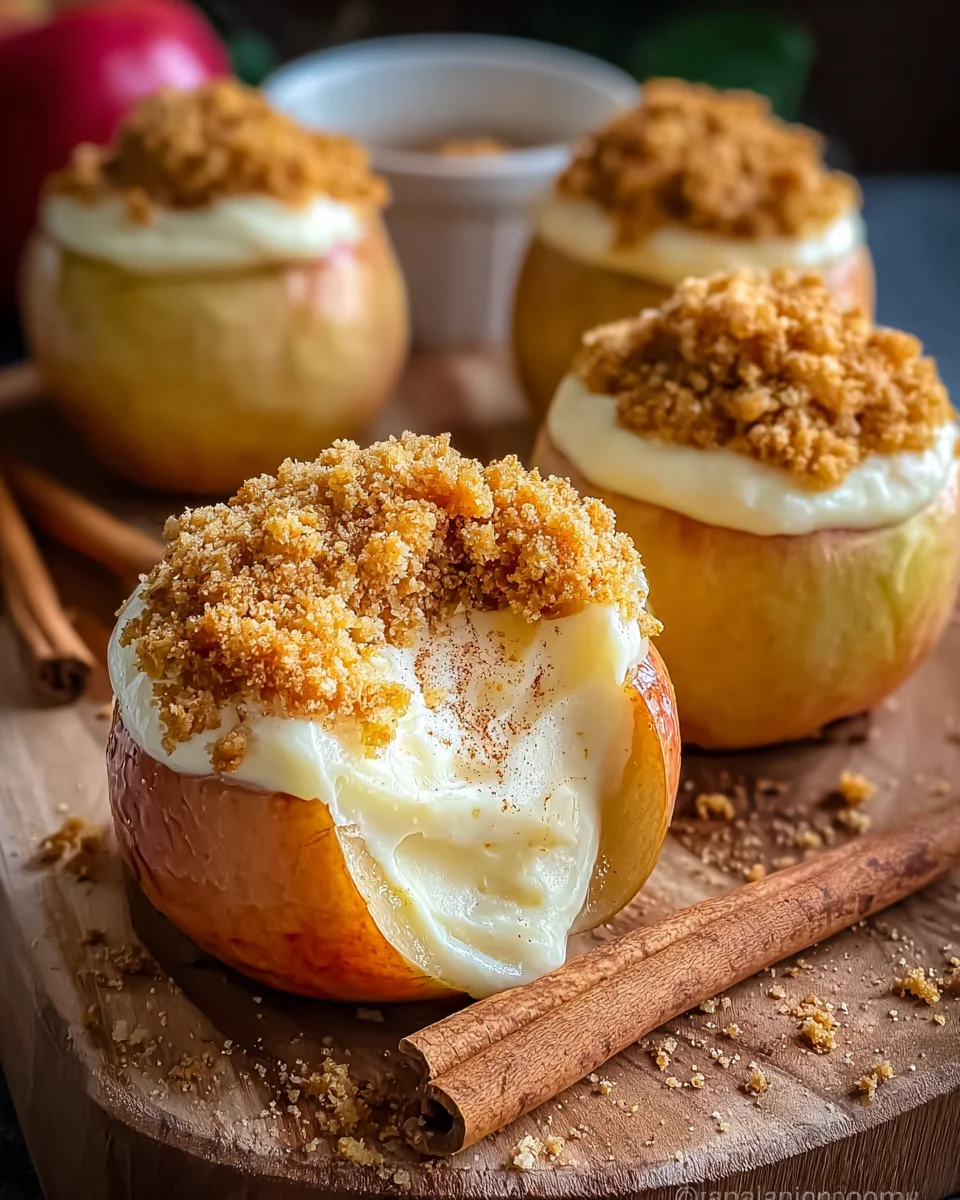 Cheesecake Stuffed Baked Apples 21 Cheesecake