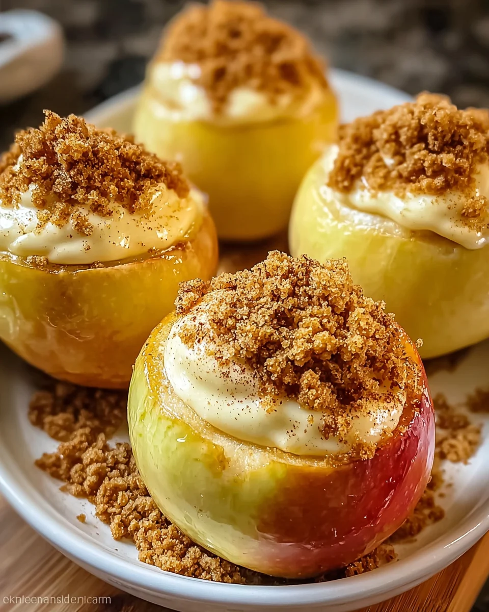 Cheesecake Stuffed Baked Apples 22 Cheesecake