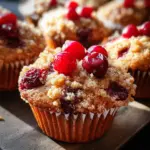 Cherry Cobbler Muffins