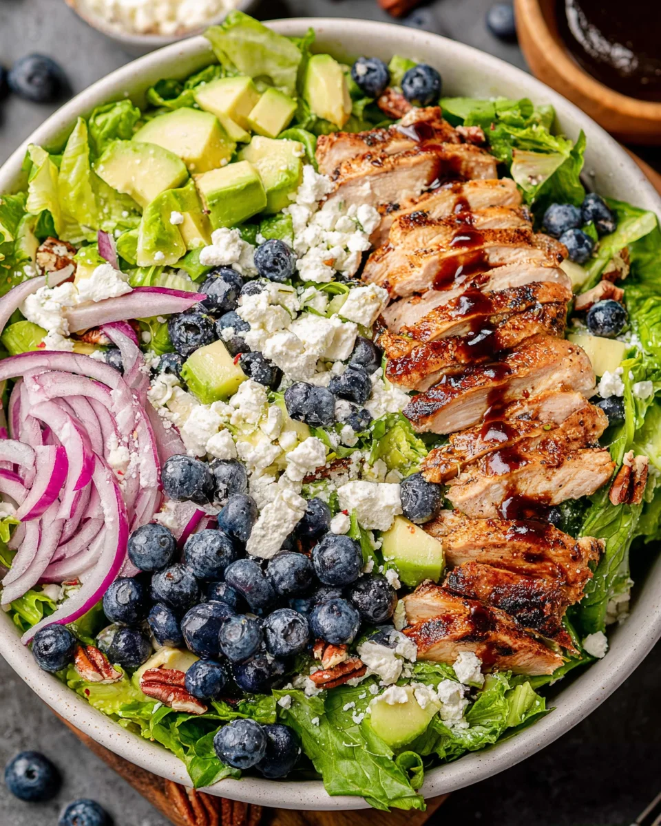 Chicken Blueberry Feta Salad