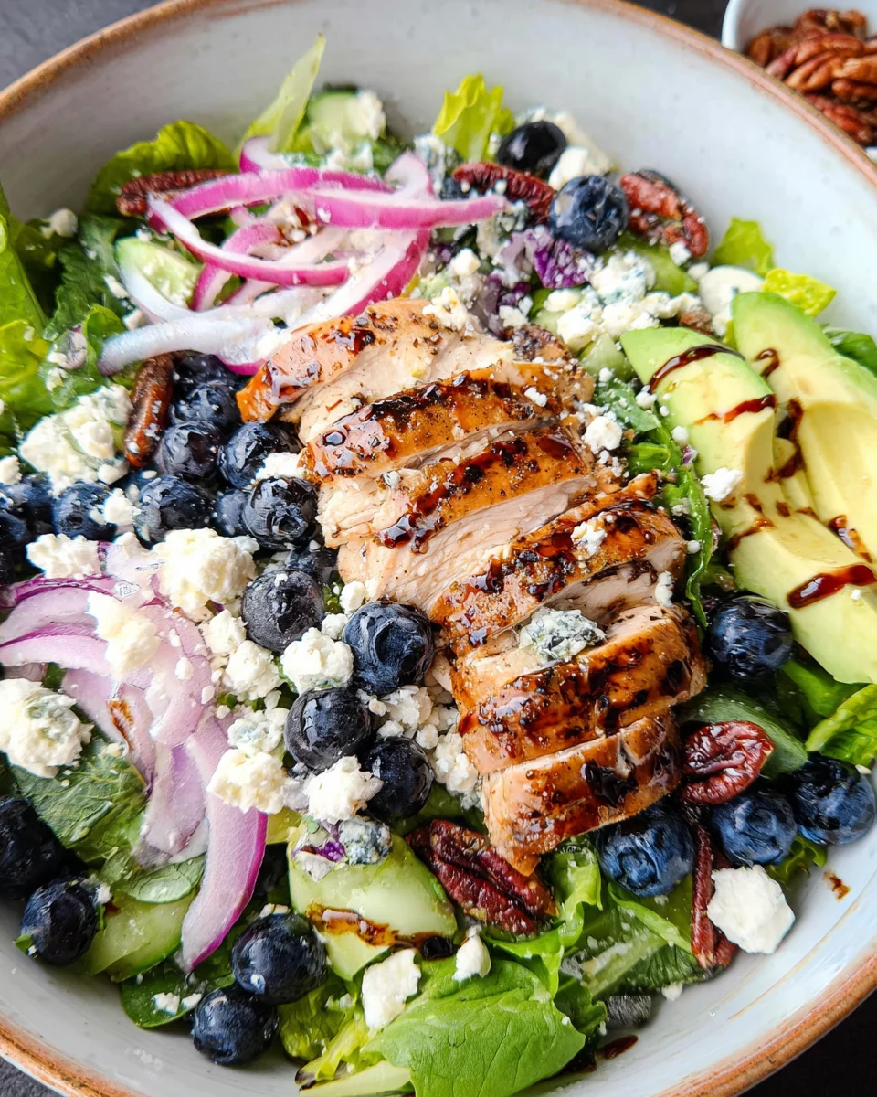 Chicken Blueberry Feta Salad 20 Chicken