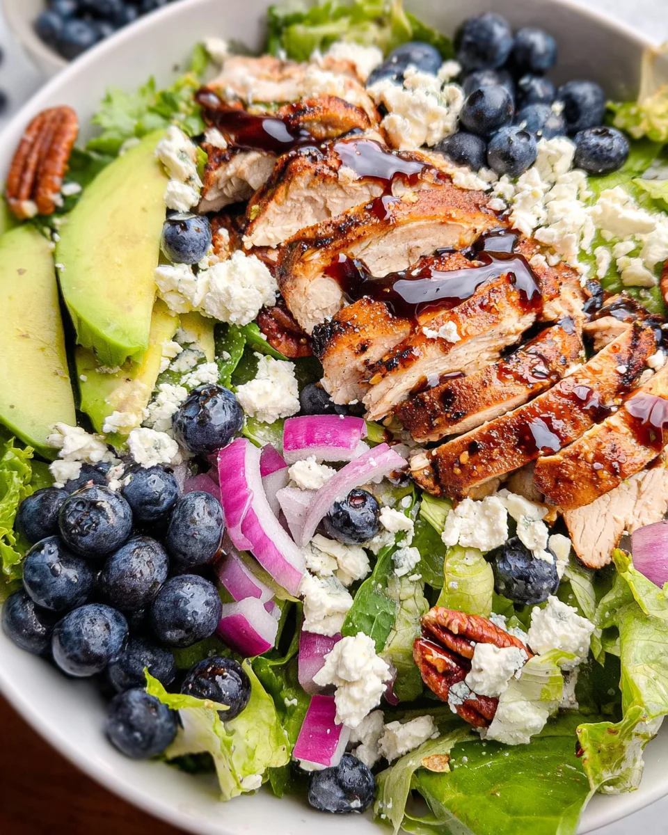 Chicken Blueberry Feta Salad 21 Chicken