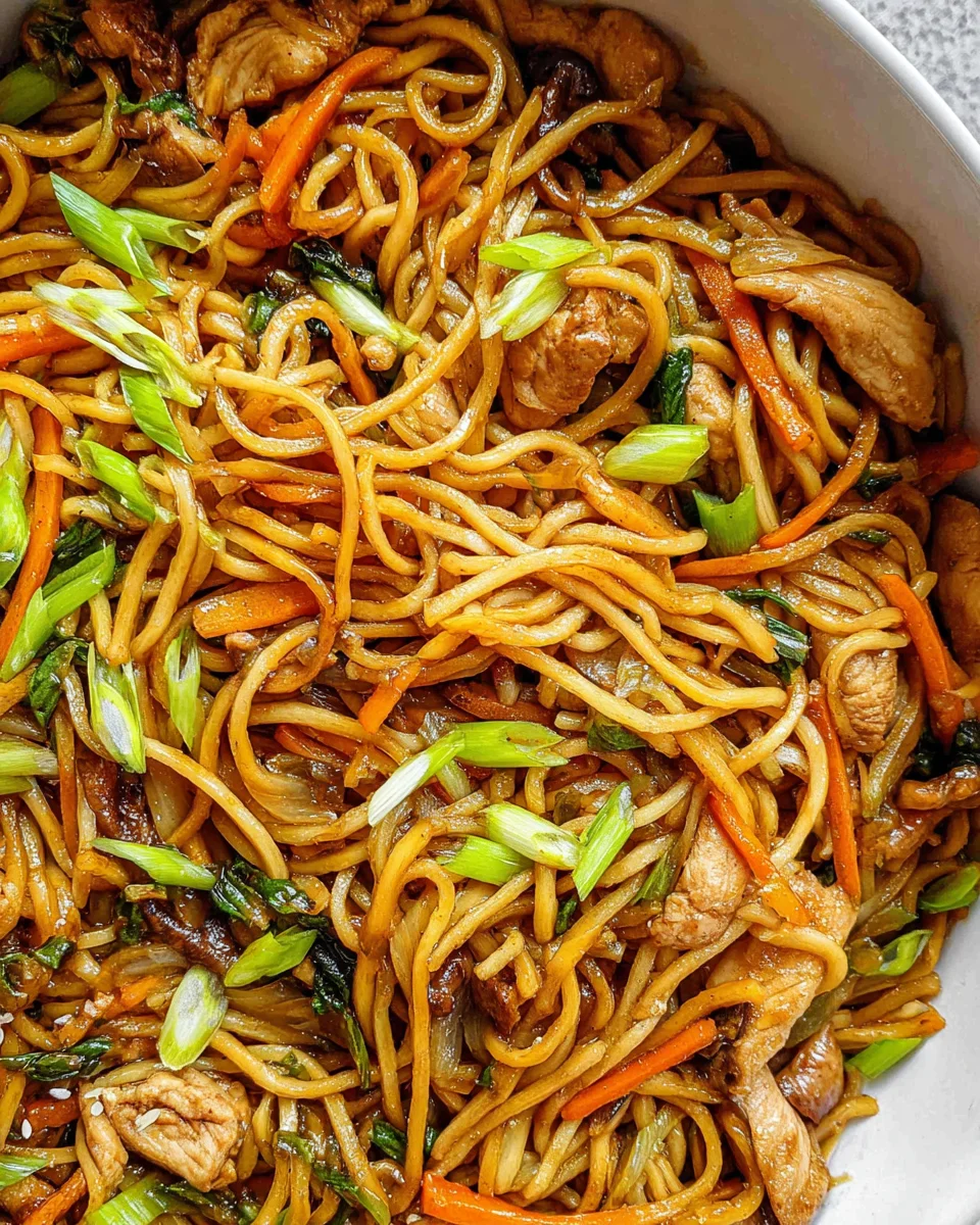 Chicken Lo Mein