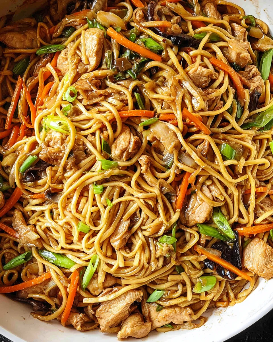 Chicken Lo Mein 24 Chicken