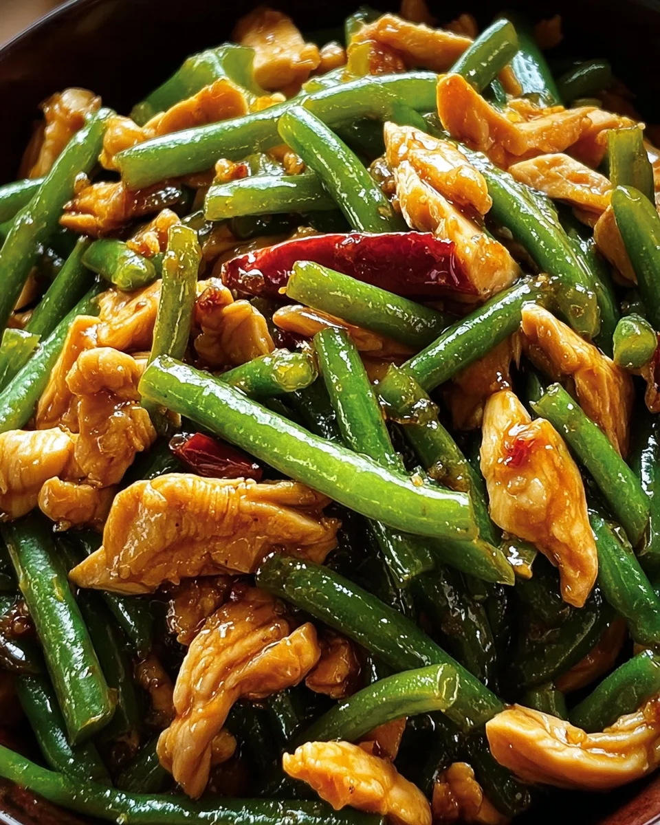Chicken and Green Bean Stir-Fry 21 Chicken and Green Bean Stir-Fry