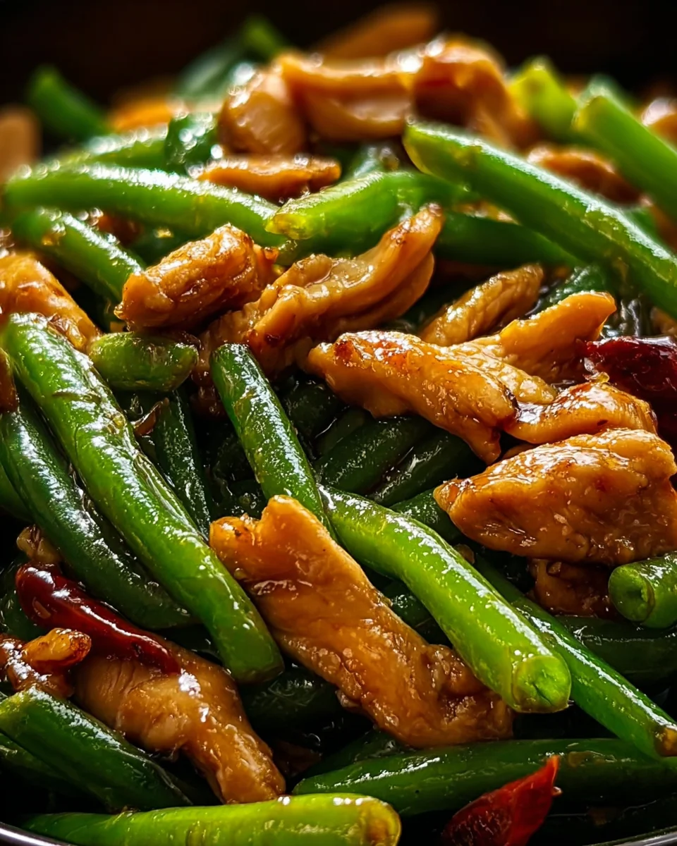 Chicken and Green Bean Stir-Fry 19 Chicken