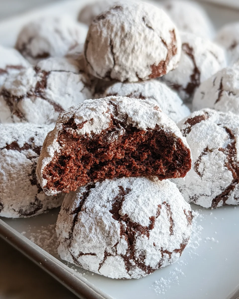 Classic Chocolate Snowball Cookies 20 Classic