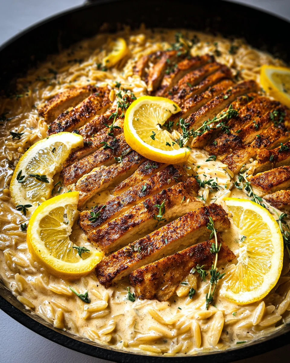 Creamy Cajun Chicken Orzo