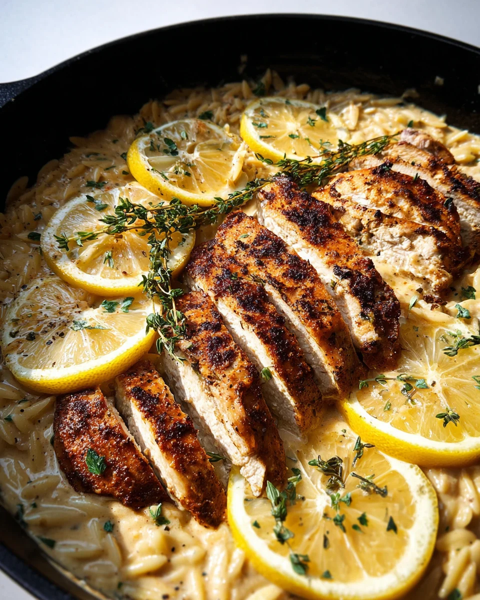 Creamy Cajun Chicken Orzo 24 Creamy