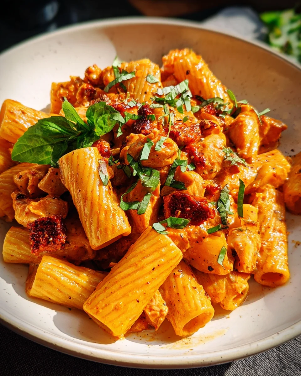 Creamy Chicken and Chorizo Pasta 22 Creamy