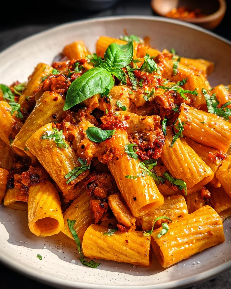 Creamy Chicken and Chorizo Pasta 23 Creamy
