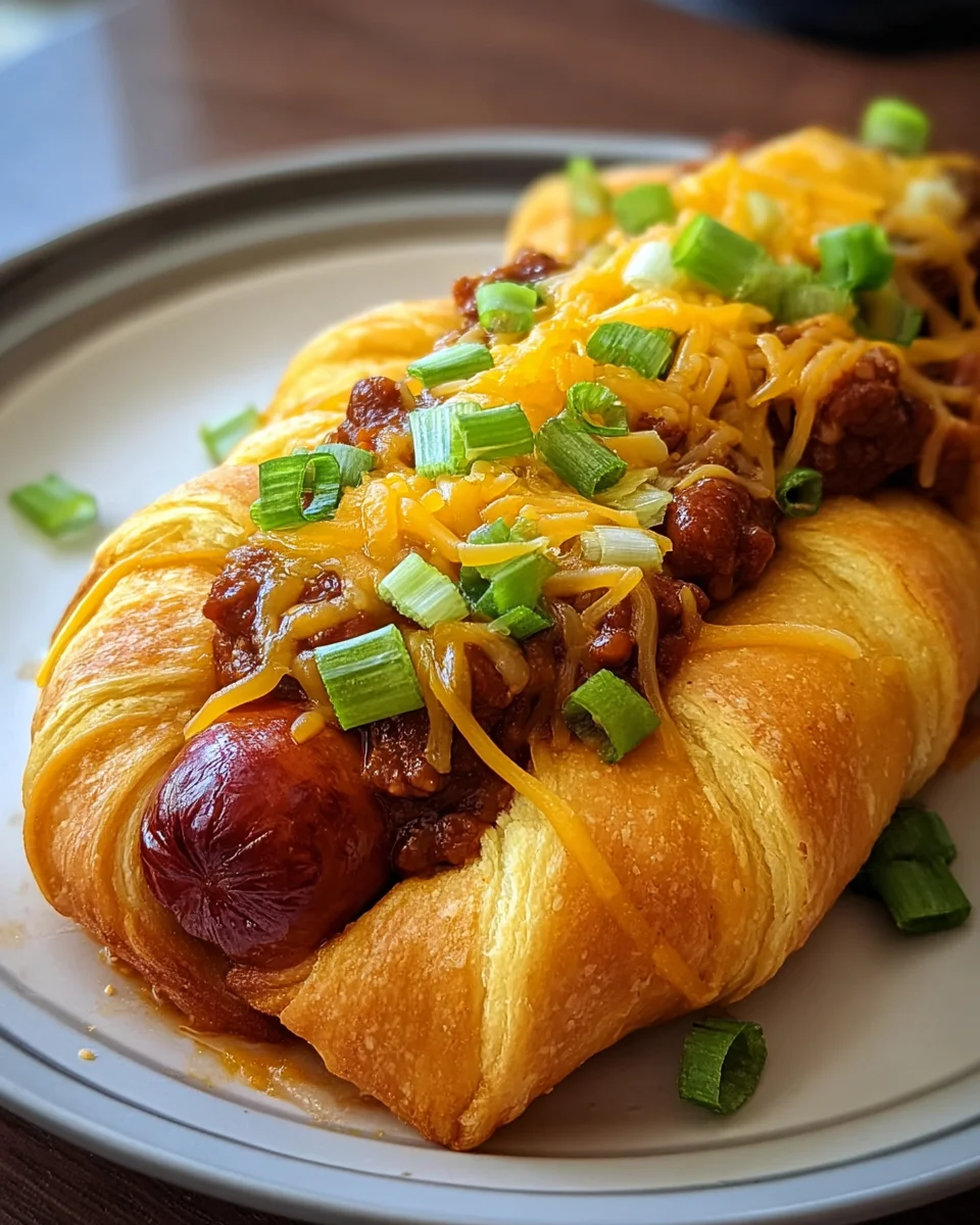 Crescent Roll Chili Dog Delight 19 Crescent