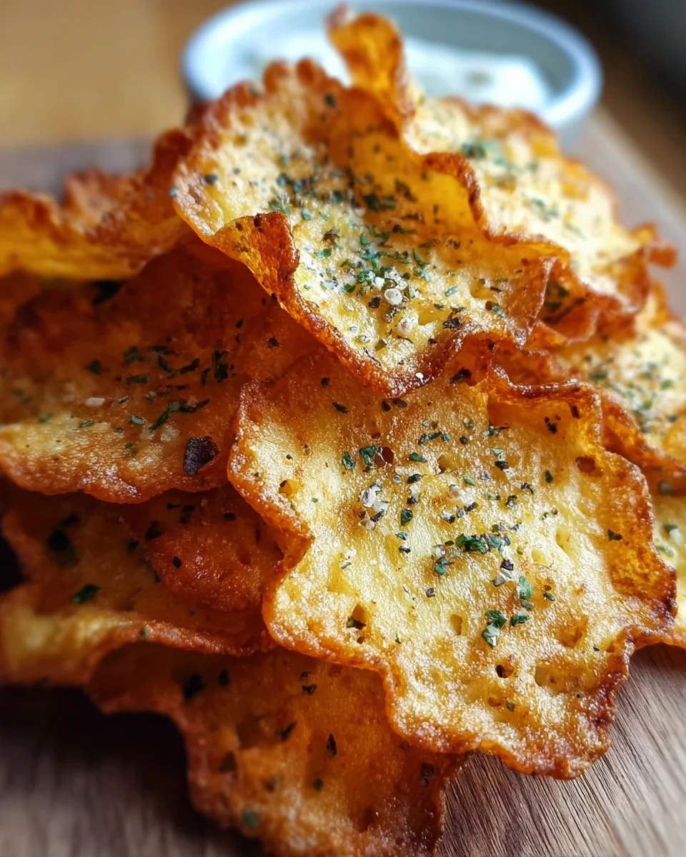 Crispy Cottage Cheese Chips 20 Crispy