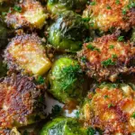 Crispy Parmesan-Crusted Roasted Brussels Sprouts